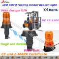 LED AUTO roating Amber beacon light for forklift or all vehicle with EUROPE design